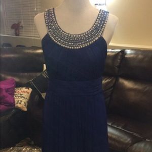Royal blue dress